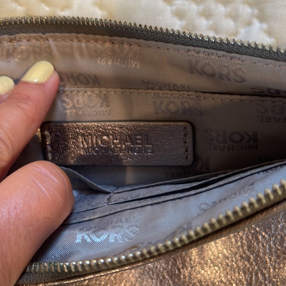 Michael Kors Leather Large Wristlet - Picture 5 of 5